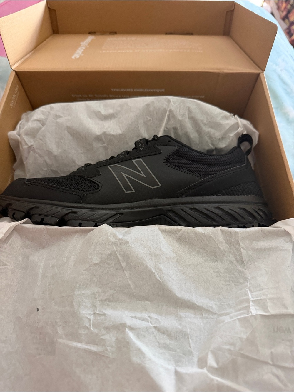 NWT New Balance Women’s Black Athletic Trainer with Reflective 'N'
